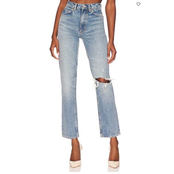 Re/Done Denim - Re/Done Originals 70s Straight Jeans Worn Medium Raf Casual Minimalist Sz 25